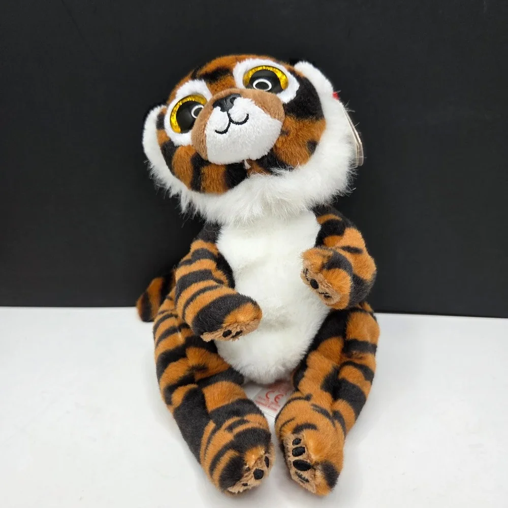 Ty Beanie Bellies Clawdia Tiger Plush 7
